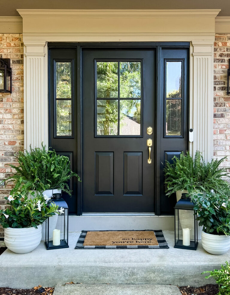 How To Update Your Front Door Without Buying A New One: Entry Door ...